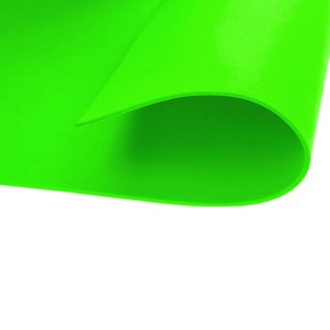 CORBAS GOMA EVA FLUO VERDE 60x40cm1.5mm
